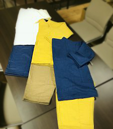 和晒ふたえガーゼ スクエアシャツ