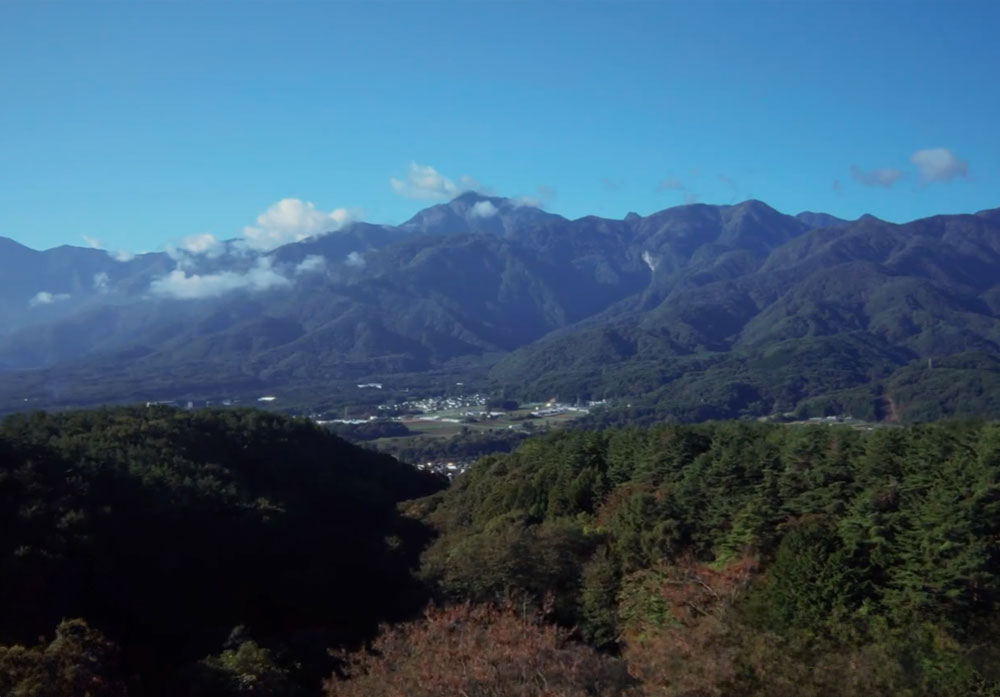 八ヶ岳の山々